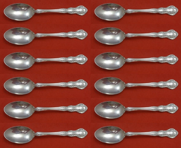 Old Atlanta by Wallace Sterling Silver Teaspoon Set 12 pieces 5 7/8"