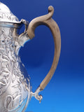 Irish Dublin 1775 Sterling Silver Coffee Pot Swans Birds Swags (#8390)