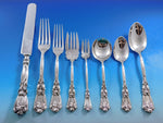 Iris by Durgin Sterling Silver Flatware Set Service Art Nouveau 98 Pieces Dinner