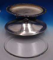 El Grandee by Towle Silverplate Bowl Covered with Glass #2914 22" x 12" (#7596)