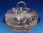 Repousse by Jenkins and Jenkins Sterling Silver Round Covered Dish #250 (#7820)