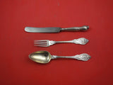 German by CB Geiss Sterling Silver Traveling Set 3-pc Set, Original box 8 1/8"