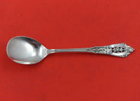 Rose Point by Wallace Sterling Silver Sherbet Spoon original 5 1/8"