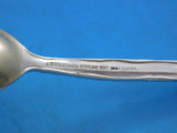Lap Over Acid Etched by Tiffany Sterling Silver Grapefruit Spoon GW Clover 6"