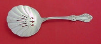 Wild Rose By International Sterling Silver Tomato Server Fluted Pierced 7 7/8"
