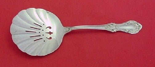 Wild Rose By International Sterling Silver Tomato Server Fluted Pierced 7 7/8"