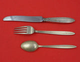 Jubilee by Reed and Barton Sterling Silver Junior Youth Set 3pc Knife Fork Spoon