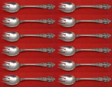 Grande Renaissance by R&B Sterling Silver Ice Cream Fork Custom Set 12 pieces