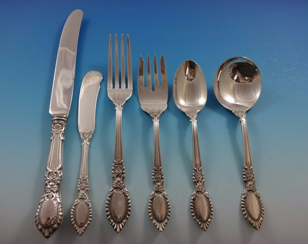 Guildhall by Reed & Barton Sterling Silver Flatware Set For 8 Service 48 Pcs