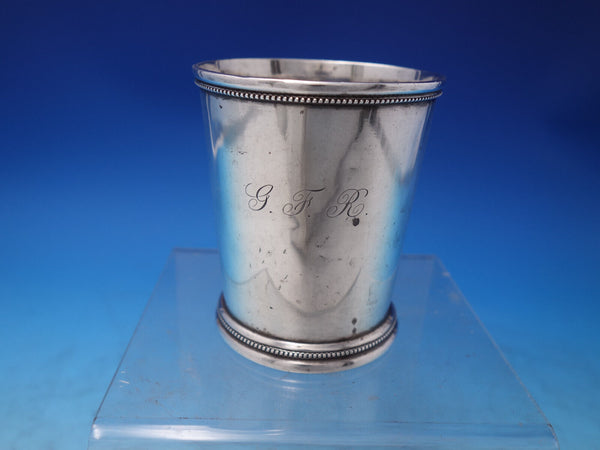 Beaded Edge By McAuliffe & Hadley Sterling Silver Mint Julep Cup Boston (#7095)