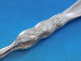 Lap Over Edge Acid Etched by Tiffany Sterling Silver Button Hook Flowers 8 1/4"