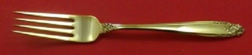 Prelude Vermeil by International Sterling Silver Regular Fork 7 1/4" Gold