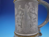 Applied Metals by Gorham Mug #11 Acid Etched Figurative 6 1/2" (#4143) Rare!