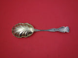 Cherry Blossom by Blackinton Sterling Silver Sugar Spoon shell GW 5 3/4"