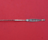 Dresden by Whiting Sterling Silver Lettuce Gold Washed Pierced 9" Serving