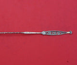 Dresden by Whiting Sterling Silver Lettuce Gold Washed Pierced 9" Serving