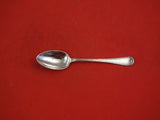 English Victorian Sterling Silver Coffee Spoon w/ Engraved Border by John Round