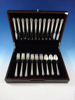 Damask Rose by Oneida Sterling Silver Flatware Set For 12 Service 48 Pieces