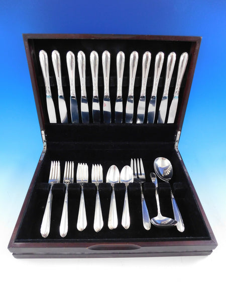 Heiress by Oneida Sterling Silver Flatware Set for 12 Service 51 pieces