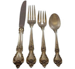 Delacourt by Lunt Sterling Silver Flatware Service For 8 Set 33 Pieces