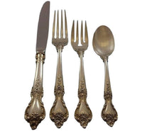 Delacourt by Lunt Sterling Silver Flatware Service For 8 Set 33 Pieces