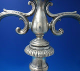 Victoria by Fisher Sterling Silver Candelabra Pair 3-Light #350 Heavy (#5835)