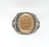 10k White Gold Filigree Ring Park College Parkville, MO Size 4.75 (#J6303)