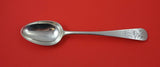 English Georgian Sterling Silver Dinner/Serving Spoon London 1792 w/ owls 8 3/8"