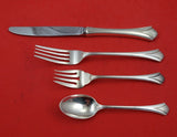 Regency Shell by Lunt Sterling Silver Dinner Size Place Setting(s) 4pc Flatware