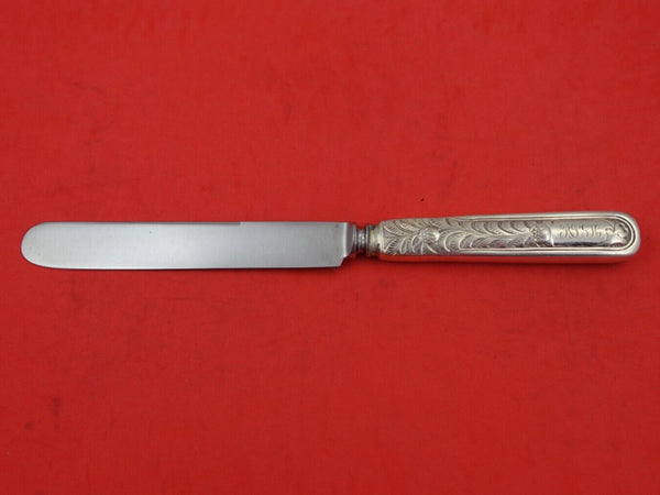 Custom Pattern by Tiffany and Co Sterling Silver Dinner Knife Blunt 9 7/8"