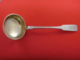 Russian .875 Silver Soup Ladle Gold Washed 1897 Date Mark 13 3/8" Serving