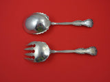Revere by International Sterling Silver Salad Serving Set FHAS 8 1/2"