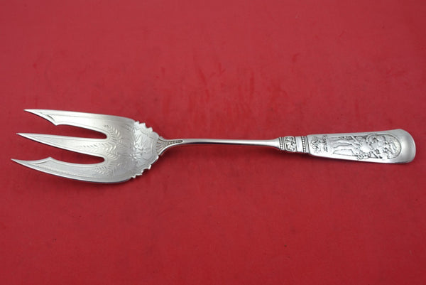 Fontainebleau by Gorham Sterling Silver Salad Serving Fork 3-Tine BC 10 3/8"