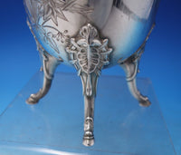 Wilcox Co Silverplate Demitasse Pot with Birds and Flowers 8 1/4" Tall (#7111)