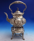 Martin Hall and Co English Victorian Sterling Silver Tea Set 5pc 3D Bird (#8710)