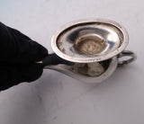 English Estate Sterling Silver Lighter in Oil Lamp Form w/ Eagle Handle (#8542)