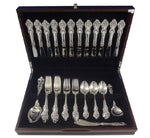 El Grandee by Towle Sterling Silver Flatware Set For 12 Service 52 Pieces