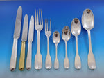 Louvois by Puiforcat France Sterling Silver Flatware Set Service 54 pcs Dinner