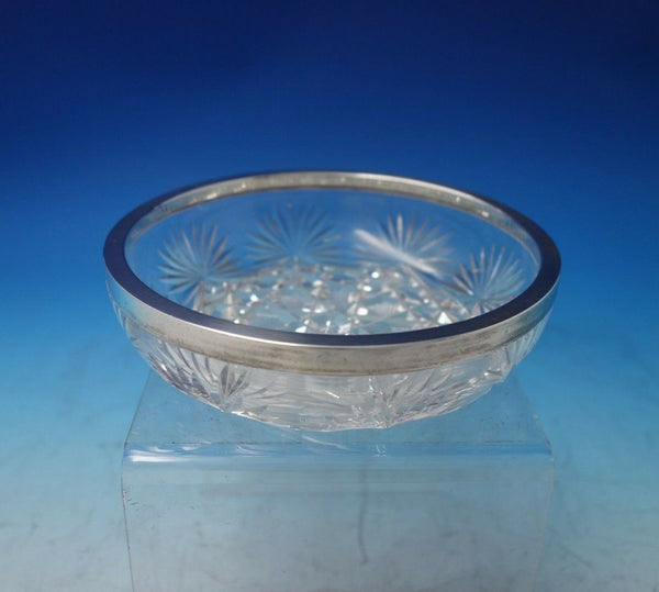 Faneuil by Tiffany and Co Sterling Silver Cut Crystal Candy Dish #17253 (#5943)