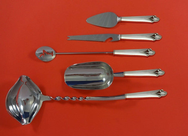 Woodlily by Frank Smith Sterling Silver Cocktail Party Bar Set 5pc Custom Made