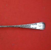 English Georgian Sterling Silver Berry Spoon GW Hand Chased Fruit c. 1814 8 7/8"