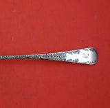 English Georgian Sterling Silver Berry Spoon GW Hand Chased Fruit c. 1814 8 7/8"