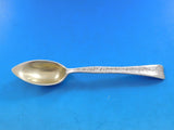 Lap Over Acid Etched by Tiffany Sterling Silver Grapefruit Spoon GW Ivy Leaf 6"