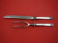 Laureate by Towle Sterling Silver Roast Carving Set knife 14", fork 11 1/2"