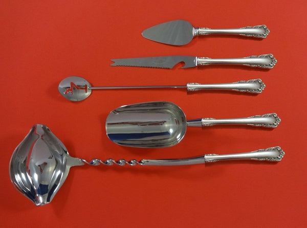 Carillon by Lunt Sterling Silver Cocktail Party Bar Serving Set 5pc Custom Made