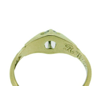 14k Yellow Gold Victorian .15ct Genuine Natural Diamond Ring (#J4771)