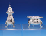 Ellis Jacob Greenberg English Estate Sterling Silver Salt Dip Pepper Set (#7626)