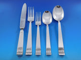 Donatello by Stancampiano Italy Sterling Silver Flatware Set 65 pieces Dinner