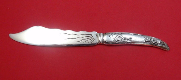 Lap Over Edge Acid Etched by Tiffany and Co Sterling Silver Fish Knife HH Frogs