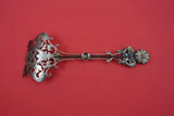 Pattern Unknown by Shiebler Sterling Sardine Fork flowers and daisy #3136 7 1/8"